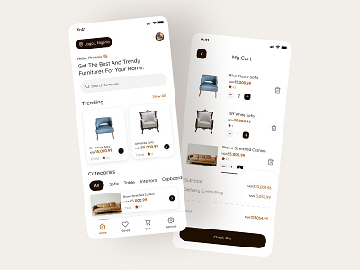 A furniture app ui dailyui dailyux design tech ui uidesign ux