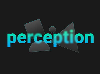 perception (glass) composition design graphic design