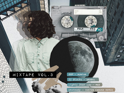 Mixtape Vol. 3 collage mixtape music playlist spotify unsplash