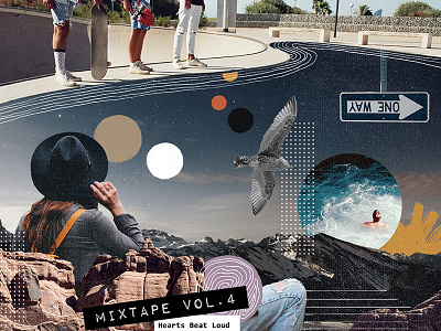 Mixtape Vol. 4 collage mixtape music playlist spotify unsplash