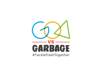 Goa Vs Garbage campaign logo cleanup goa logo logo unit sustainable