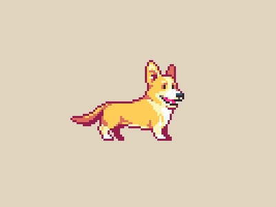 Corgi corgi dog pixel pixel art pixelart pixels