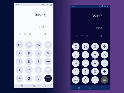 Day 004 (Calculator) - Daily UI Challenge app calculator dailyui design interface interface design ui ux