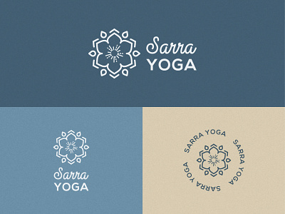 Sarra Yoga asana brand identity branding chakra conscious empowerment holistic logo logotype lotus mandala meditation mindfulness peace spiritual spirituality wellness yoga retreat yoga studio yoga teacher