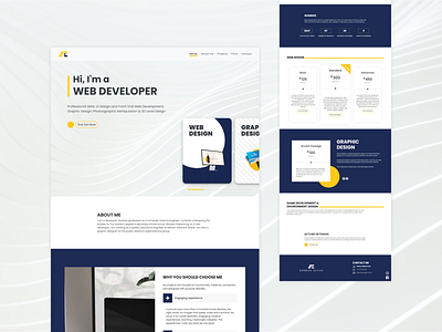 A developer's website about graphic & web design appdesign behance css design designer graphic design html interface javascript sketch ui user interface userexperience ux web web design webdesign webdev webdeveloper website
