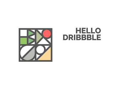 Hello Dribbble!🌍 debut dribbble first hello invite logo shot world