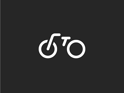 Bicycle Sport Logo athletic bicycle circle hello logo minimal sport