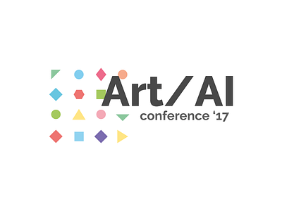 Conference Art/AI '17 ai art branding conference design logo logotype robot