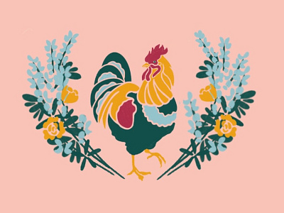 Spring Clean Chicken ad bonebroth chicken design graphic design illustration procreate