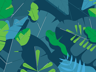 Plants blue coloring dark depth green illustration layers leafs leafslayers plants tree leafs