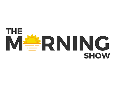 morningshow branding design logo