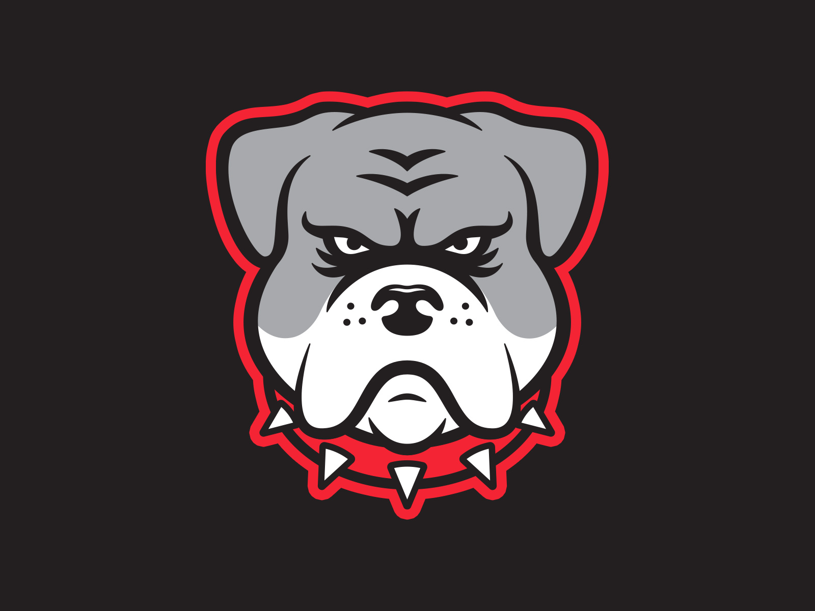 Inline Bulldogs Logo by Alex Birch on Dribbble