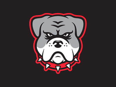 Inline Bulldogs Logo bulldog hockey sports design sports logos