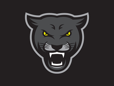 Panthers hockey illustration logo panthers sports design sports logos