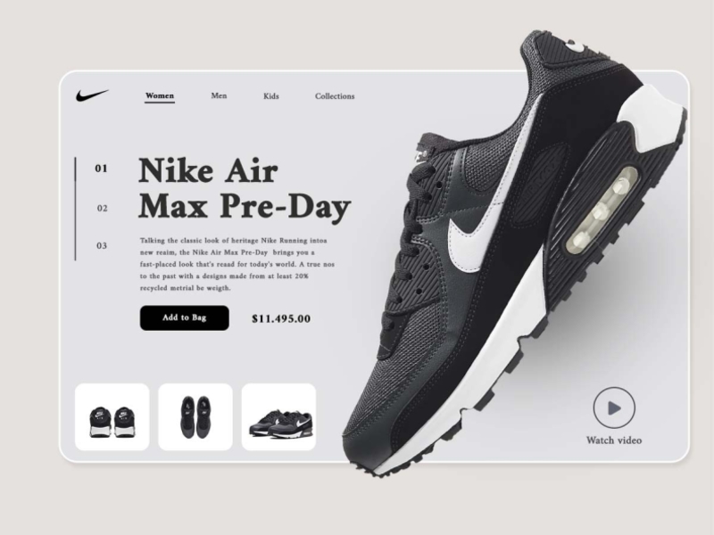 Shoes Landing Page branding design education landing page graphic design landing page shoes landing page ui ux