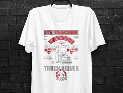 Truck T-shirt Design design graphic design logo truck truckdriver truckerlife truckerslife trucking tshirt