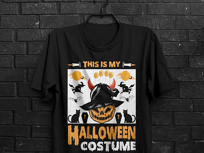 Halloween costume T-shirt Design