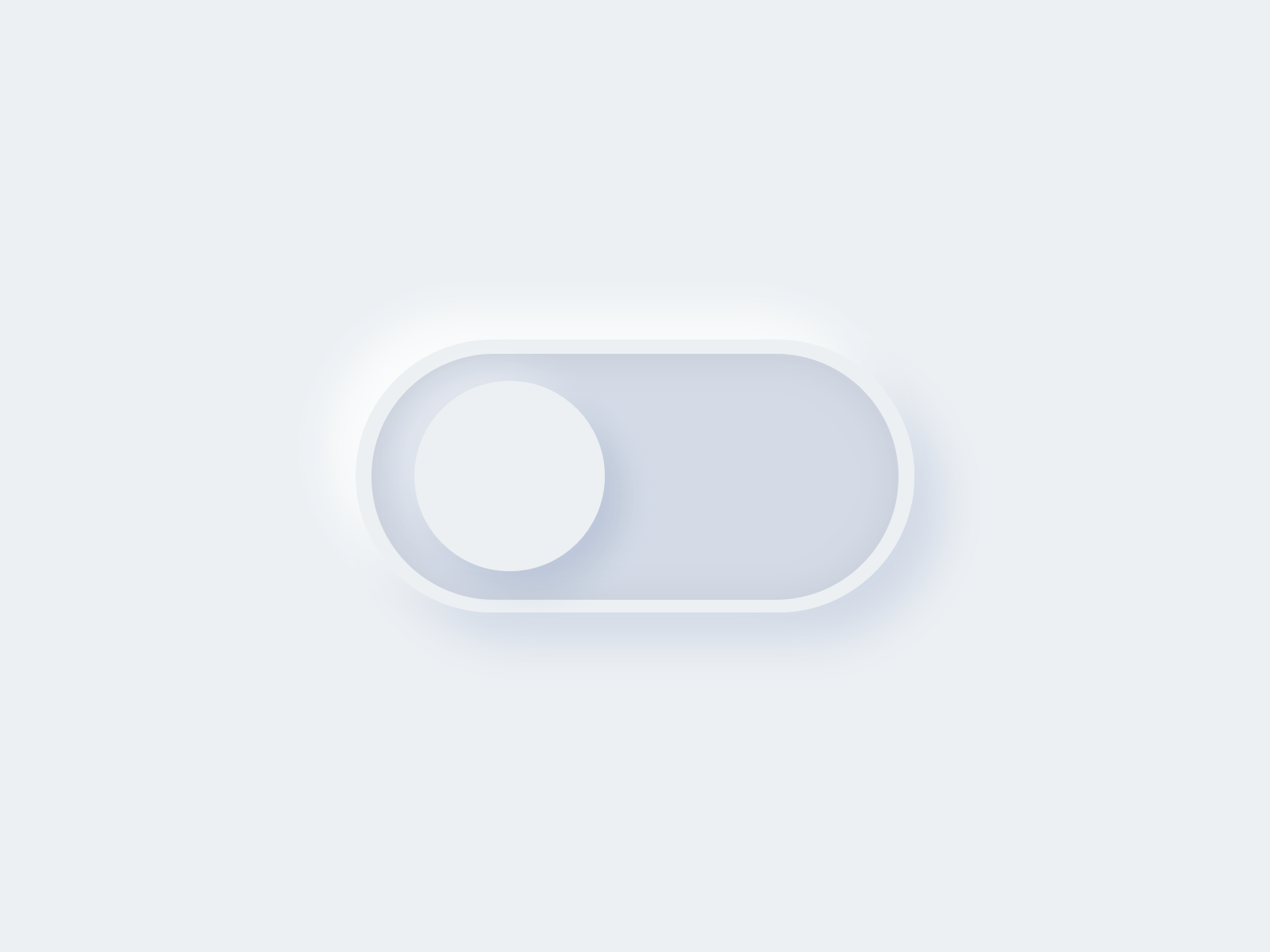 Neumorphism Toggle Switch 3d clay dailyui interaction minimal neumorphic neumorphism soft switch toggle ui