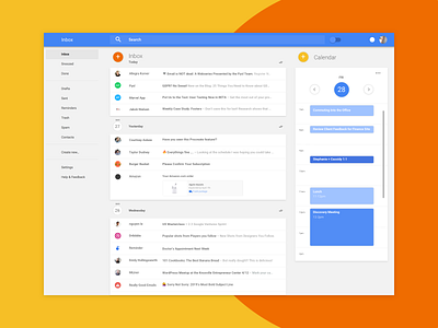 Google Inbox, Meet Google Calendar