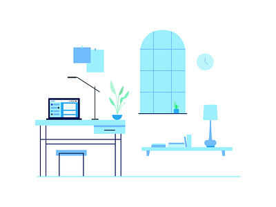 WIP SaaS Platform Illustration