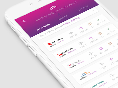 Airport App airport app application design flat flight google material design minimal ui user experience user interface ux