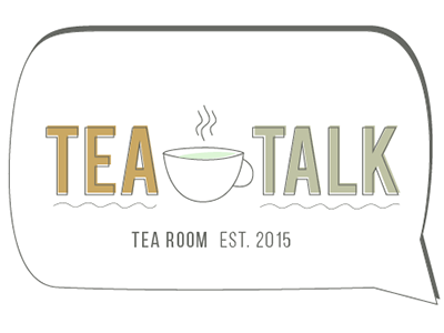 Tea Talk Logo branding design draft logo packaging