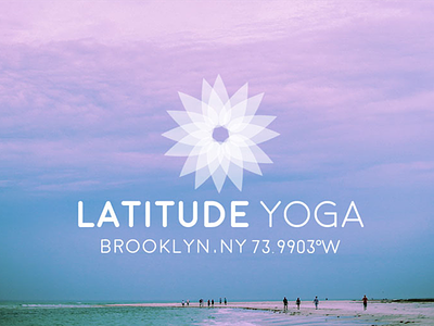 Latitude Yoga Logo branding logo