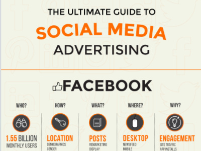Social Media Advertising Infographic graphic design infographic infographic design