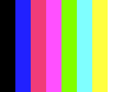 Atari 2600 with SECAM color palette 2600 atari color palette secam sécam