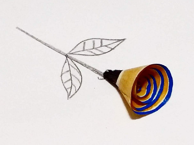 Pencil Flower criativity flower illustration imagination pencil