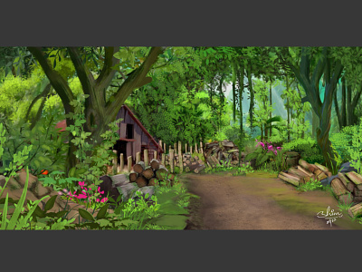 forest concept art