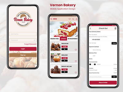 Local Bakery App Design app application design branding design front end design graphic design illustation logo ui ux web app website design
