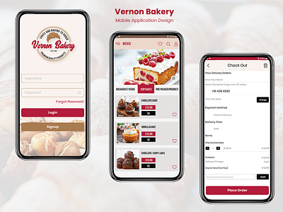 Local Bakery App Design