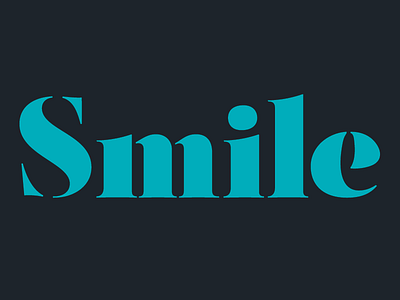 Rejected Smile brand logomark mlkd reject serif stencil typography utoka