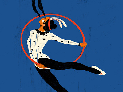 acrobatics illustration / detail