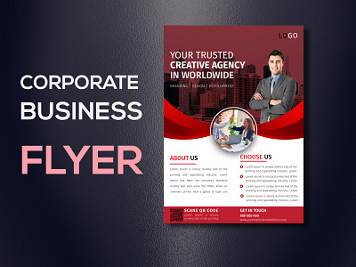 Corporate Business Flyer company vision corporate flyer