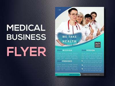 Medical Business Flyer company vision vision