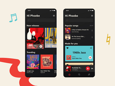 Auditica - Music Player App Ui Design✌️🎶 graphic design musicapp musicplayerapp ui