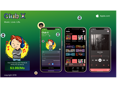 Music App UI