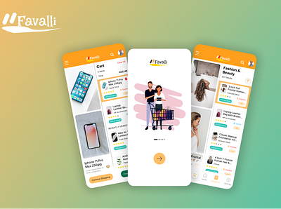 Ecommerce Mobile App 3d animation app branding design ecommerce gradients graphic design illustration logo motion graphics typography ui ux vector