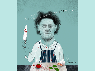 It's your choice chefs cookery design illustration