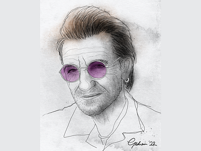 The Pope can kiss MY ring bono design illustration portraits
