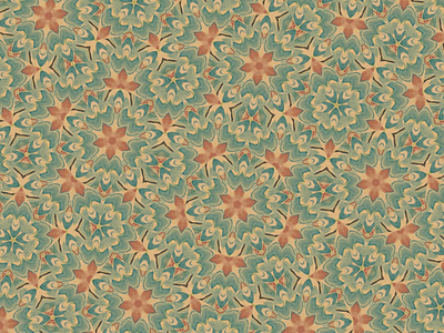 Repeating Pattern in Red and Blue