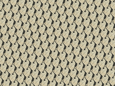 Black and Beige Repeating Pattern