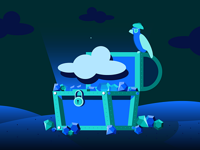 The IBM Cloud is sec-yarrrr to the core cloud cloud computing diamonds ibm parrot pirate talk like a pirate treasure chest