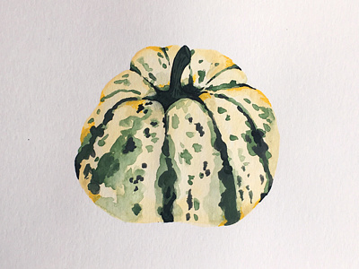 Watercolor Pumpkin