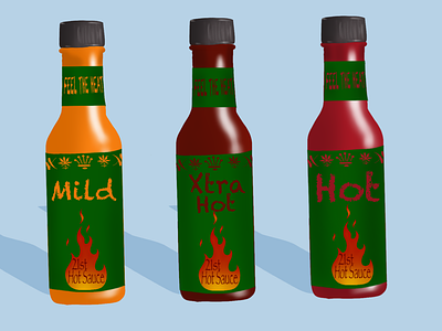21st Hot sauce product design branding design graphic design illustration logo mockup product product design