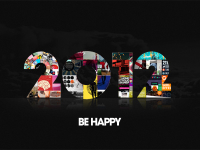 2012 Be happy 2012 new year