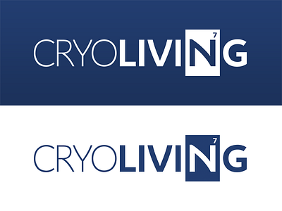 CryoLiving logo design