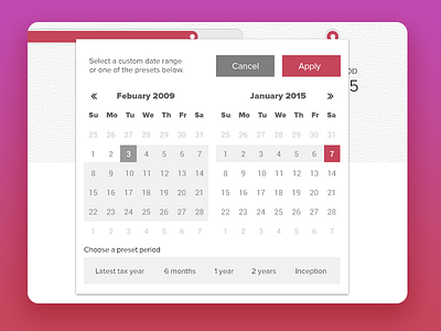 Date Range Picker